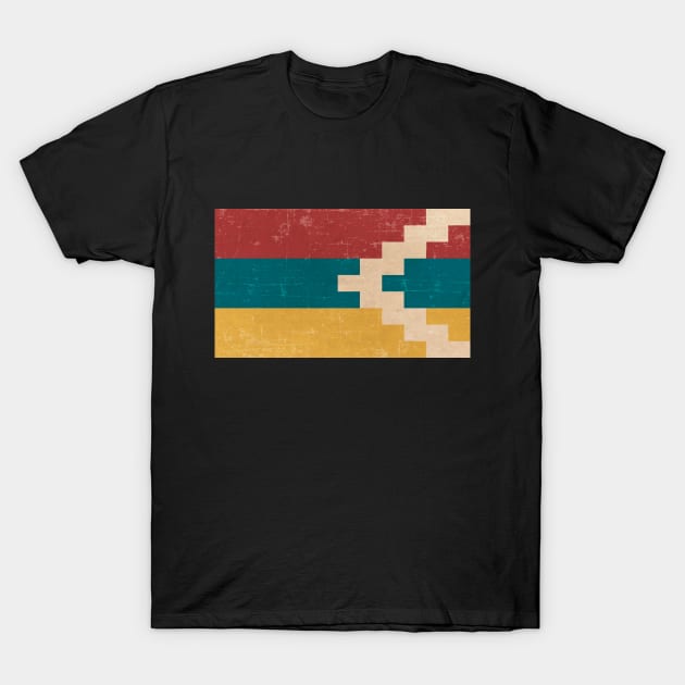 Vintage Artsakh Flag T-Shirt by armeniapedia